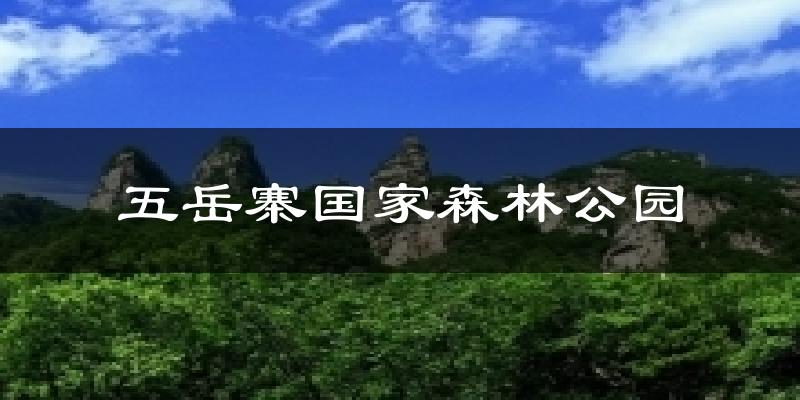 五岳寨国家森林公园今日天气